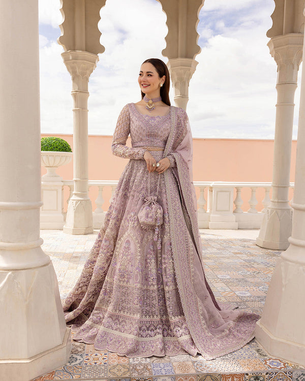 Anysia – Embroidered Net Pishwas Ensemble