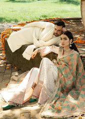 Diya by Hussain Rehar: Luxury Organza Peshwas & Silk Trousers