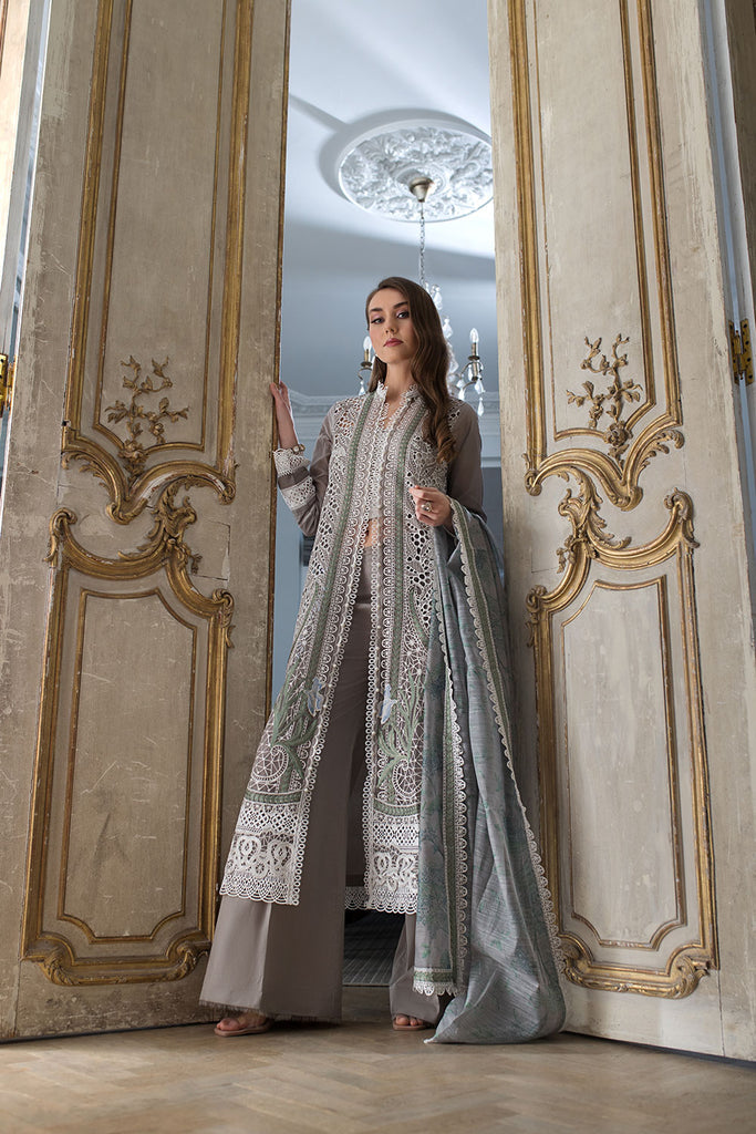 SOBIA NAZIR Luxury Embroidered Outfit with Organza Dupatta