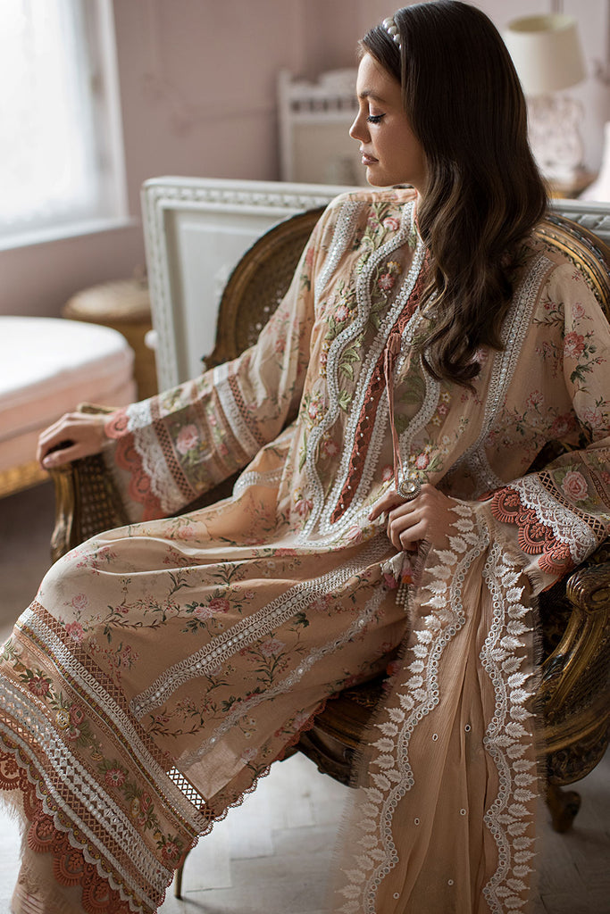 SOBIA NAZIR Luxury Lawn Dress with Embroidered Chiffon Duppata