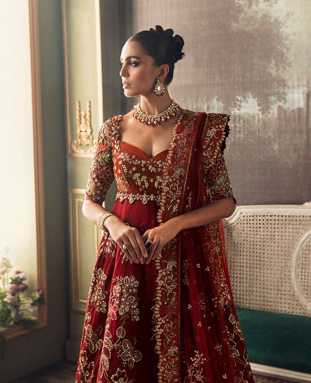 Red Bridal dresses