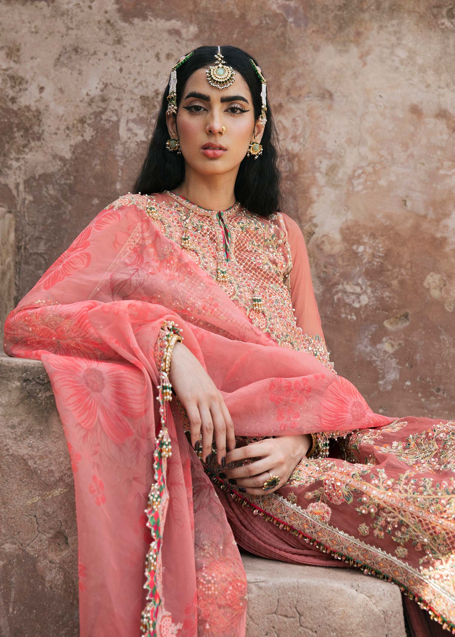 Hayat by Hussain Rehar – Luxury Embroidered Dress