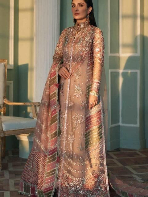 MEHR (EC23-06) by Elan – Ethereal Luxury in Oyster Pink & Coral