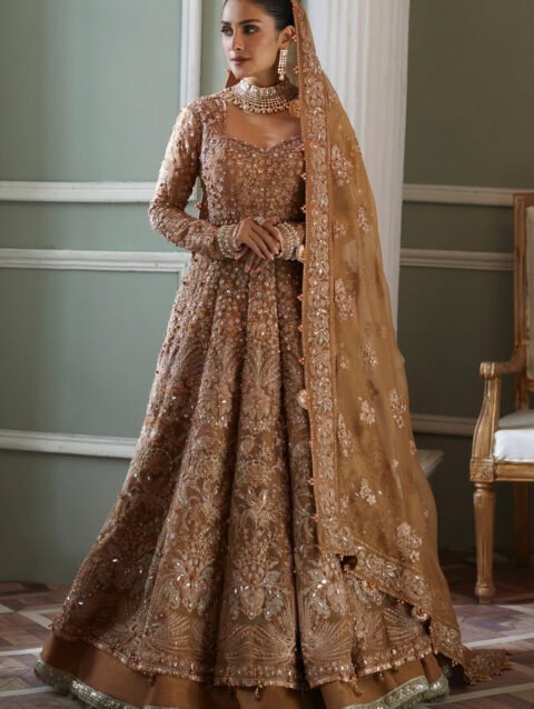 Zarin EC23-03 By Elan Embroidered Dress & Leheng