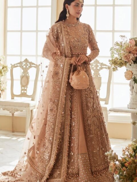 Ariana EC23-05 by Elan: Luxury Wedding Dress with Raw Silk
