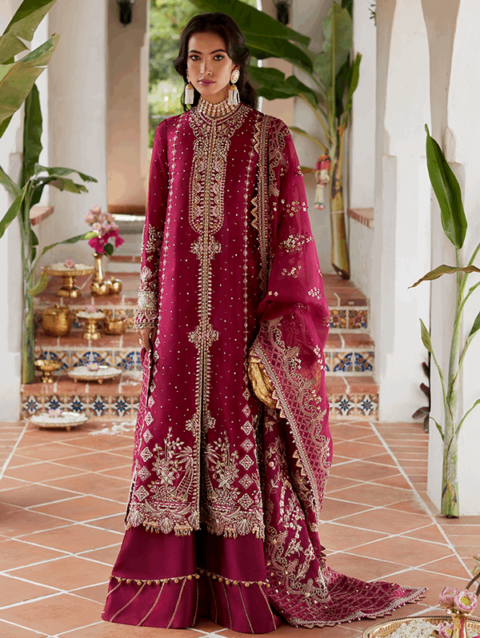Zaib Freeshia Wedding Dress by Suffuse – Custom Stitching