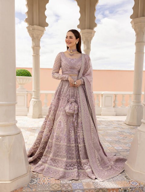 Anysia – Embroidered Net Pishwas Ensemble