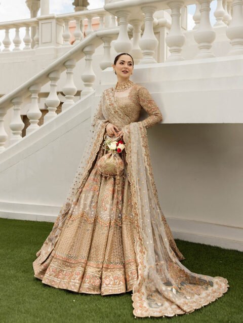 Jemina – Embroidered Net Pishwas Ensemble