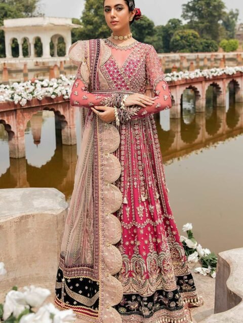 JABEEN By Afrozeh – Embellished Net Fabric Dress
