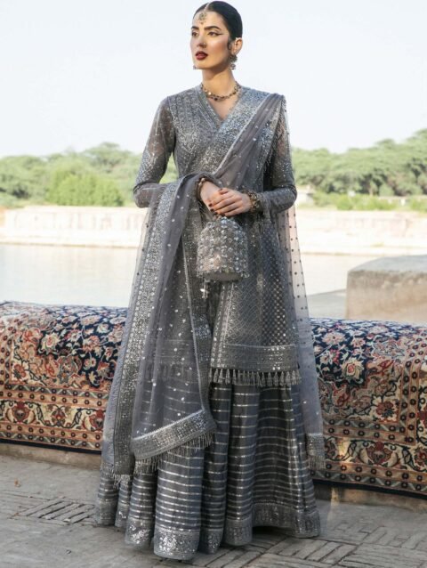 Mashal by Hussain Rehar – Peshwas & Sharara with Dupatta