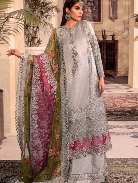 MBROIDERED - Silver BD-2601 by MARIA.B
