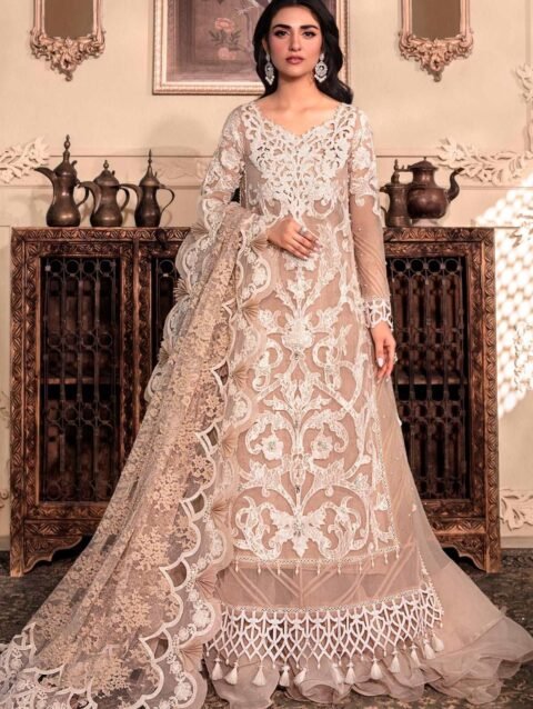 MBROIDERED Pink by MARIA.B – Luxury Embroidered Dress