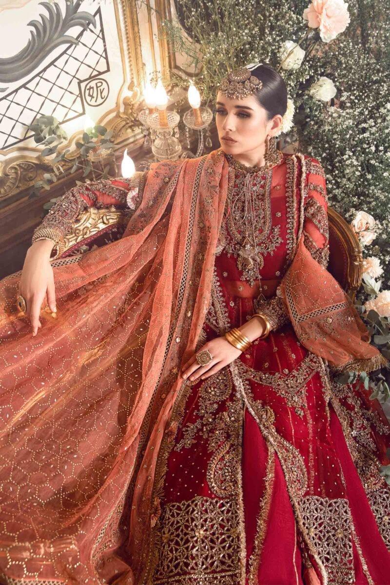 Maria.B | Maroon BD-2708 Unstitched MBROIDERED