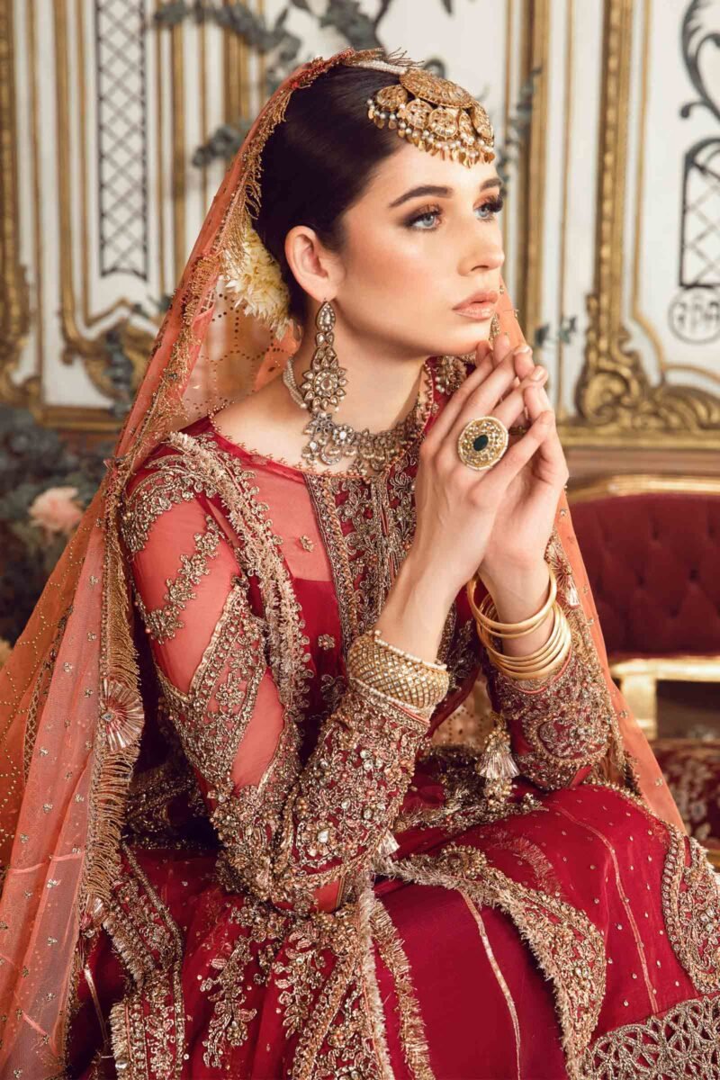 Maria.B | Maroon BD-2708 Unstitched MBROIDERED