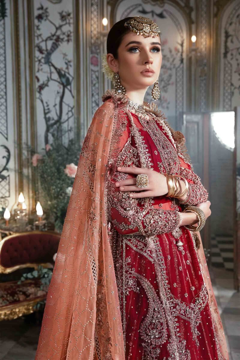 Maria.B | Maroon BD-2708 Unstitched MBROIDERED