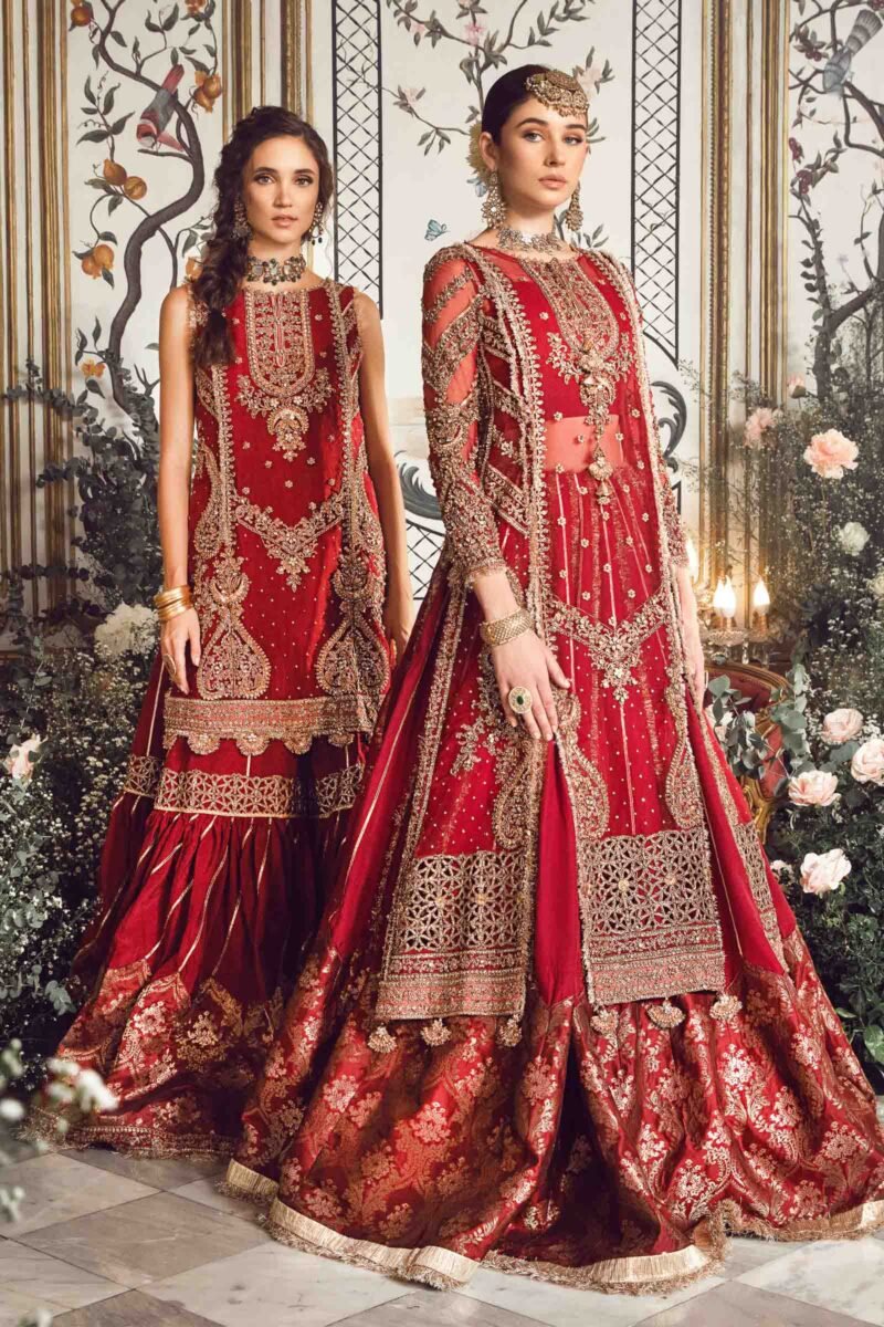 Maria.B | Maroon BD-2708 Unstitched MBROIDERED