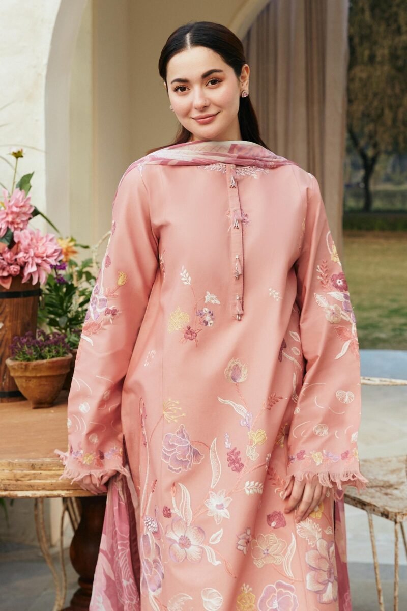 Hania in Modern Coco Embroidery – Signature Jabeen Style - Image 2