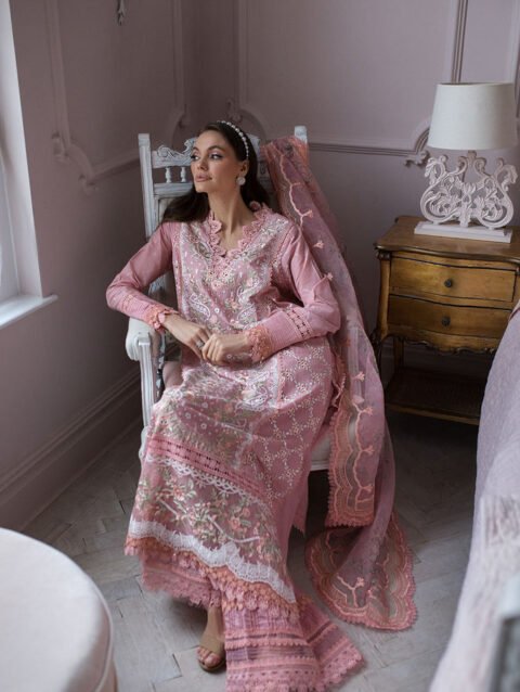 Sobia Nazir Luxury Lawn 2024 with Embroidery & Dupatta