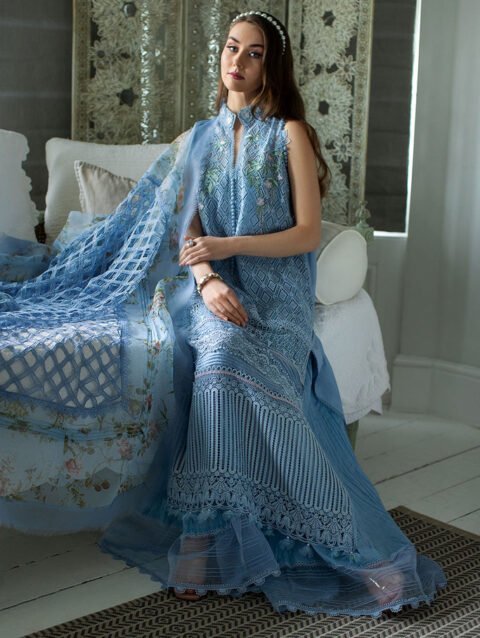 SOBIA NAZIR DESIGN 6A Luxury Lawn 2024 – Embroidered Set