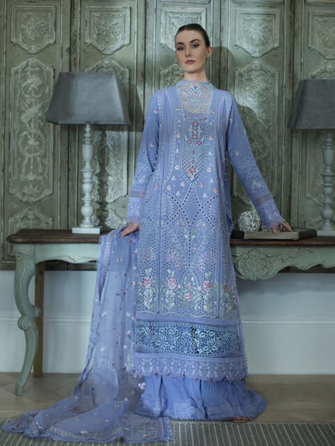 SOBIA NAZIR Luxury Lawn 2024 - Embroidered Lace & Dupatta