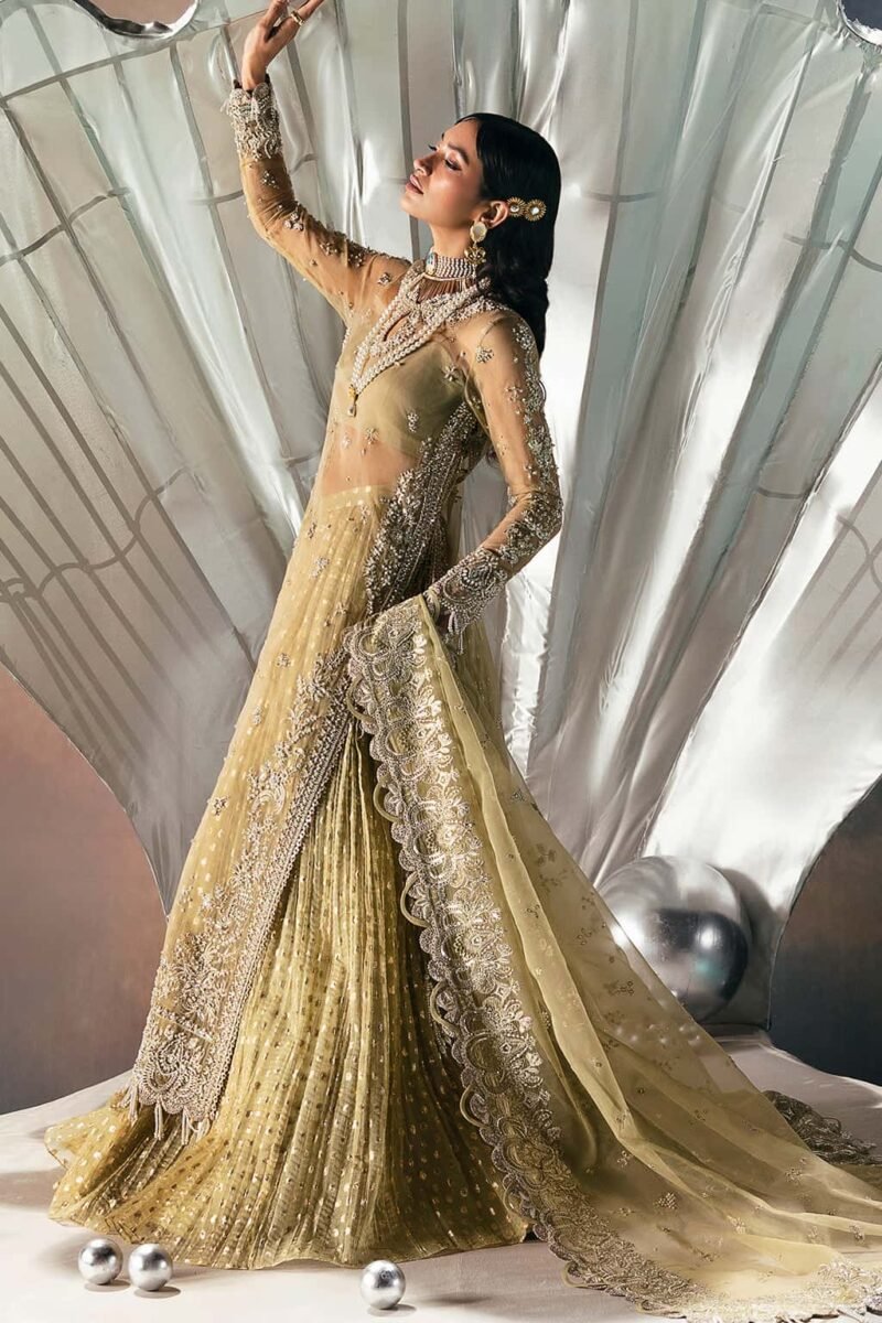 Adelle – 3 Piece Unstitched Embroidered Festive Suit - Image 4