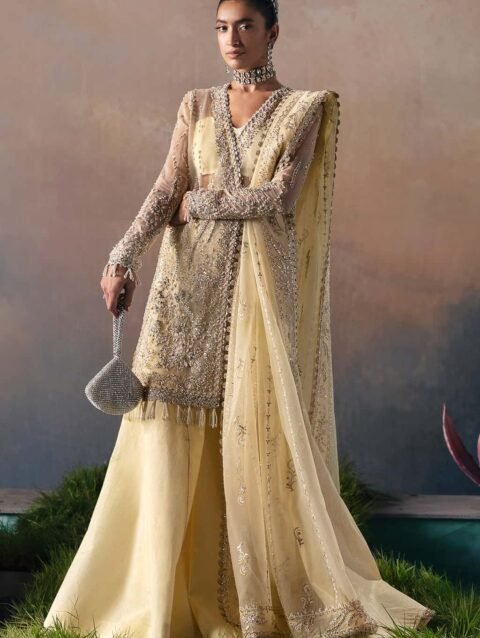 Luana – 3 Piece Unstitched Embroidered Festive Suit