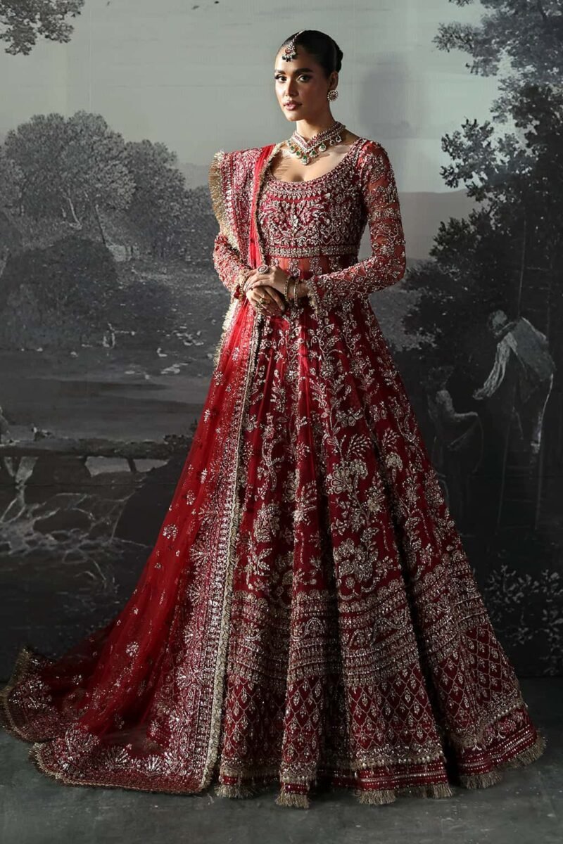 Anastasia – 3 Piece Unstitched Embroidered Luxury Suit - Image 8