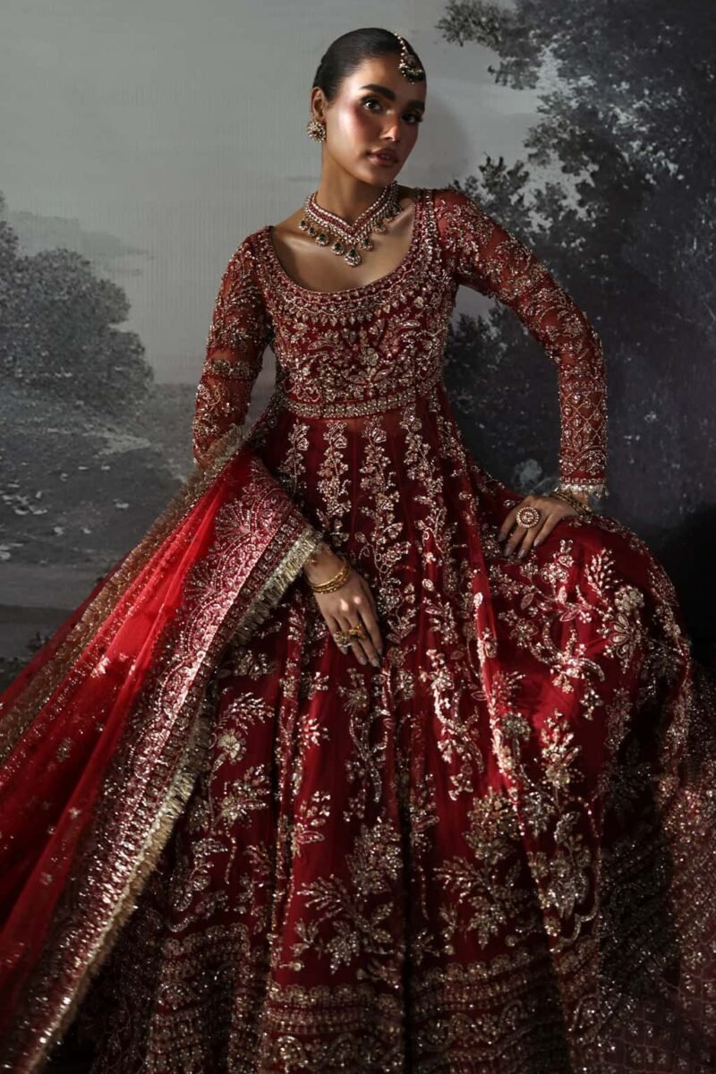 Anastasia – 3 Piece Unstitched Embroidered Luxury Suit - Image 2
