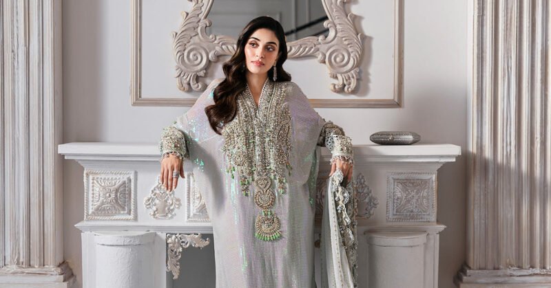 3 Piece Unstitched Embroidered Chiffon Suit | BD-3005 - Image 7