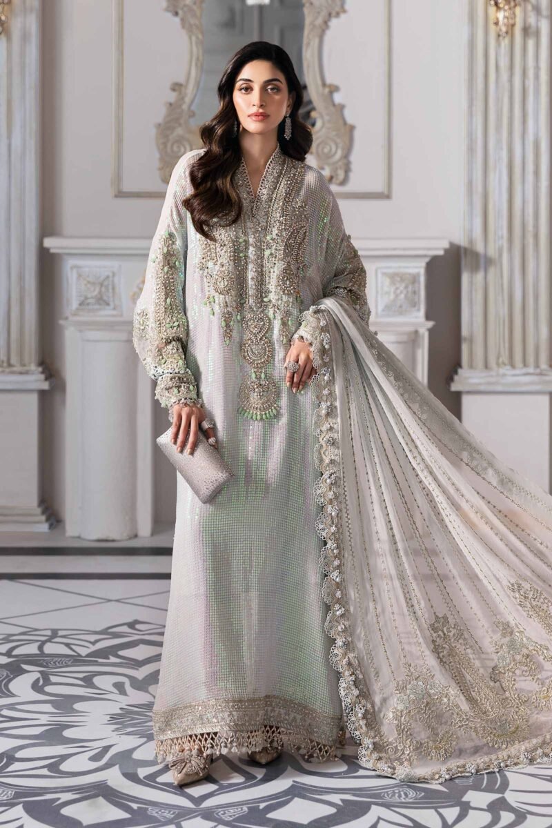 3 Piece Unstitched Embroidered Chiffon Suit | BD-3005 - Image 15